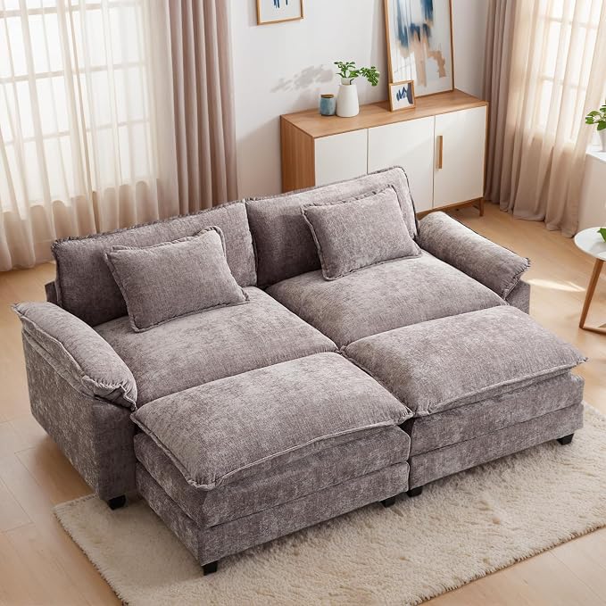 Modular Sectional Sofa, Cloud Couch by OQQOEE