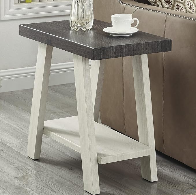 Contemporary Two-Tone End Table - Image 4