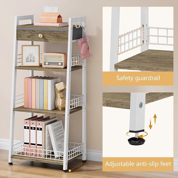 Gewudraw 4-Tier Ladder Shelf - Image 7