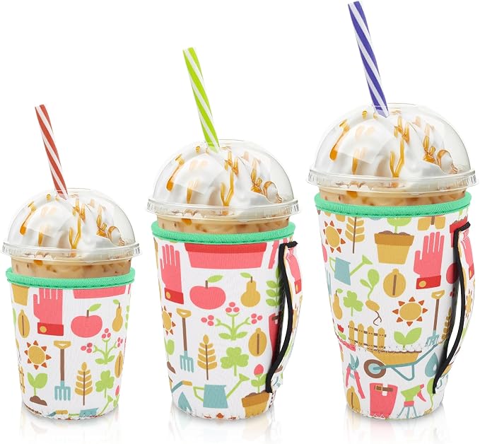 Iced Coffee Sleeve Insulator Sleeves by AJLTPA