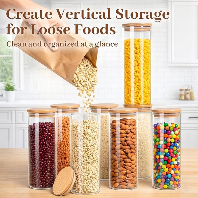 77L Stackable Glass Food Storage Containers - Image 4