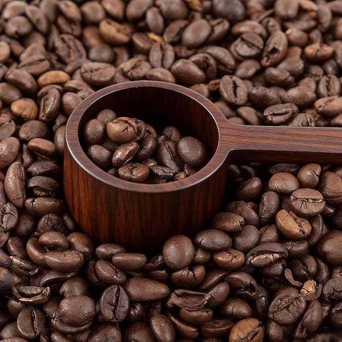 Walnut Wooden Coffee Scoop, Milk Powder, Solid Wood Tablespoon - Image 6