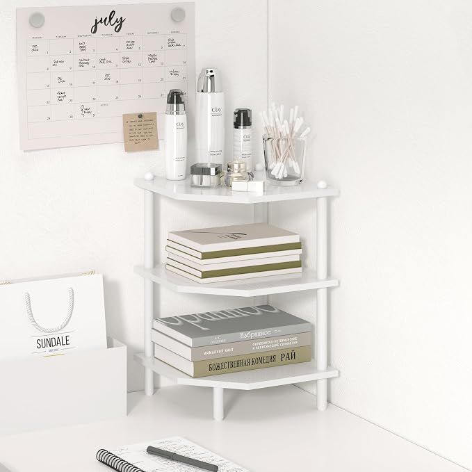 Corner Shelf Stand for Desk - Image 7