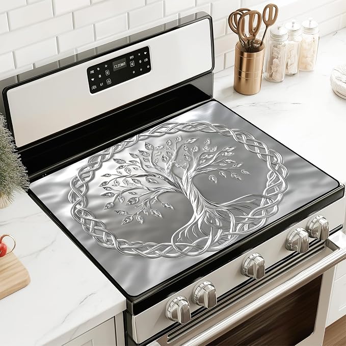 Anti-Slip Electric Stove Top Cover, Foldable Heat-Resistant Glass Stove Top by seewan