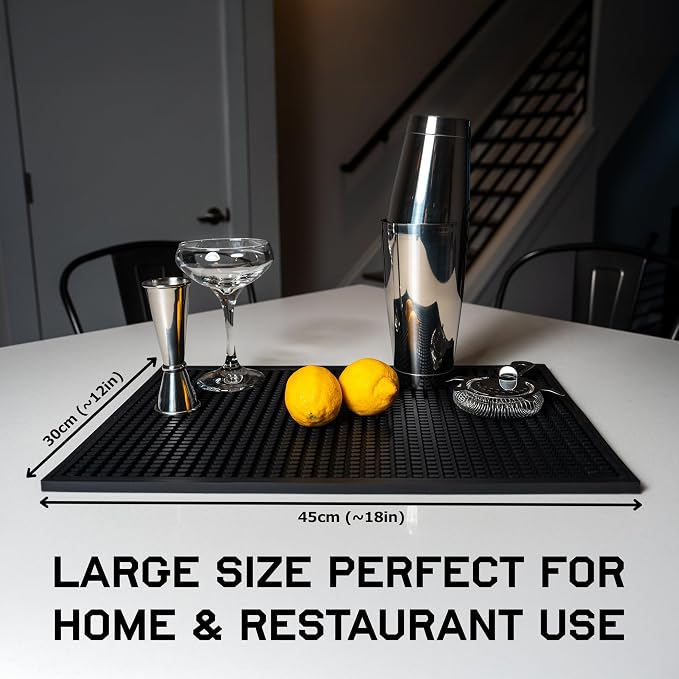 Fancy Man Premium Bar Mat, 18in x 12in, Non-Slip - Image 3