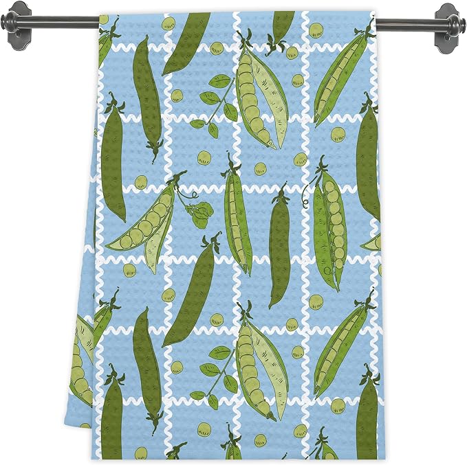 Bright Green Beans Kitchen Towels, Quick Drying Dish Towels, Soft Absorbent by Unknown