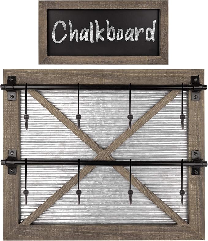Autumn Alley Rustic Farmhouse Mug Rack Wall Mounted - Image 2