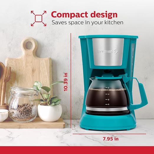Holstein Housewares 5 Cup Drip Coffee Maker – Compact and User-Friendly - Image 6