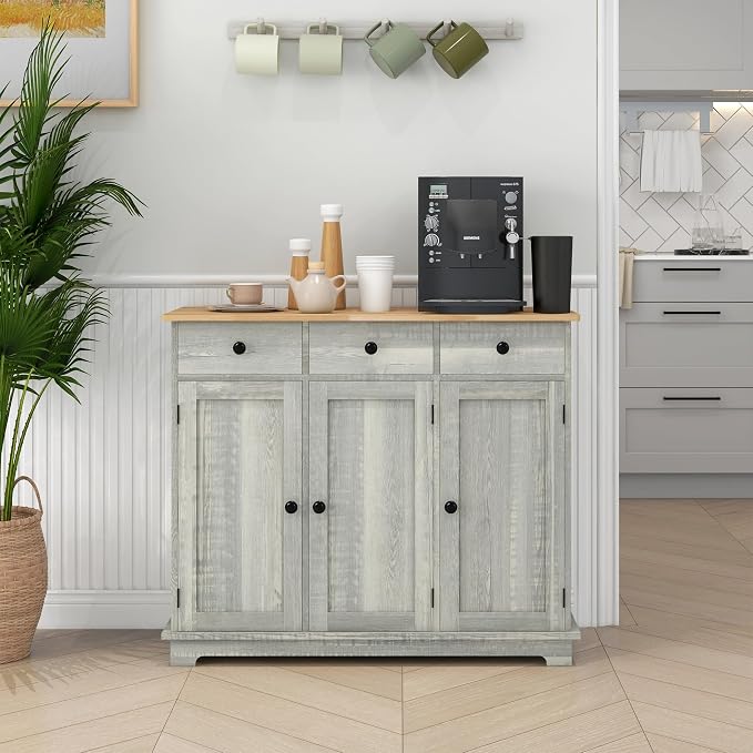 HOMCOM Sideboard Buffet Cabinet - Image 2