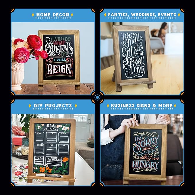 VersaChalk Kickstand Tabletop Chalkboard - Image 6