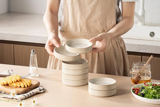 Ceramic Dipping Bowls Set - 4oz Oval Soy Sauce Dishes - Image 2