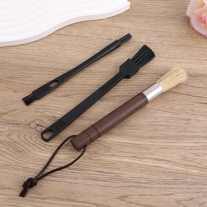 3pcs Coffee Grinder Cleaning Brush Set, Espresso Machine Cleaning Brushes - Image 3