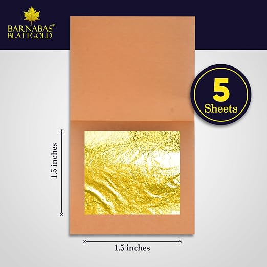 Barnabas Blattgold Edible Gold Leaf 24K - Image 4
