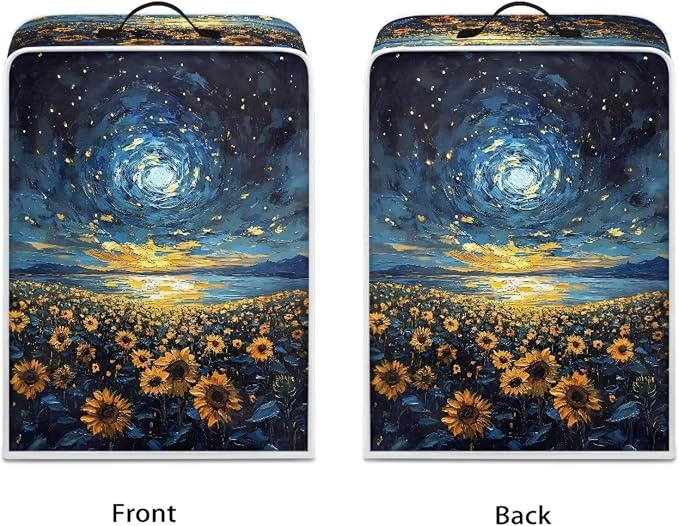 Sunflower Starry Sky Coffee Machine Covers Anti Dust Covers - Image 2