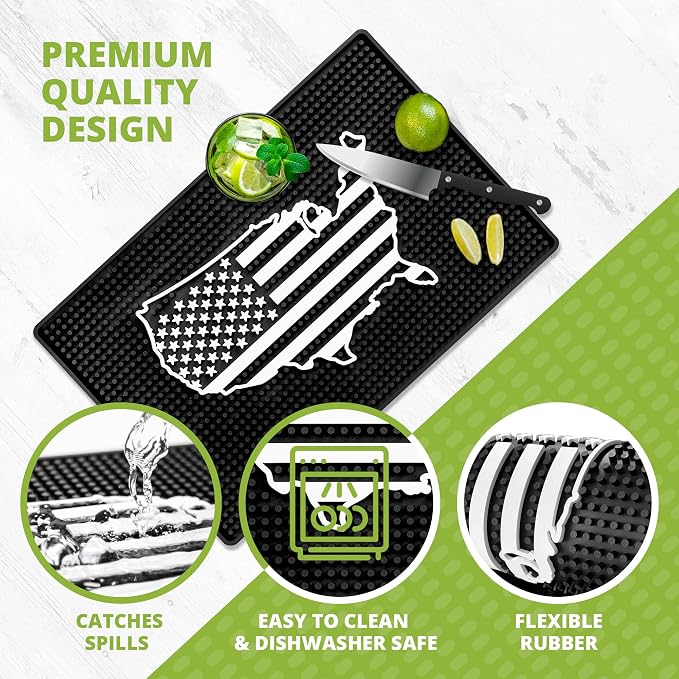 American Flag Bar Mat - Image 4