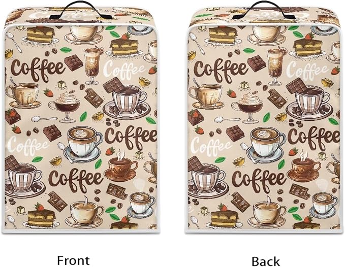 Coffee Maker Cover Dust Protection Lightweight Kitchen Appliance Covers - Image 2