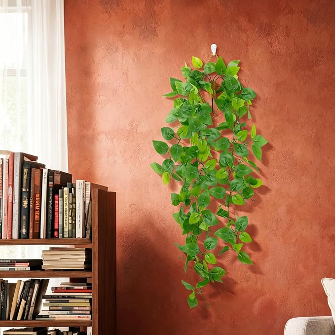 LOYWREE 2 Pack Artificial Hanging Plants - Image 9