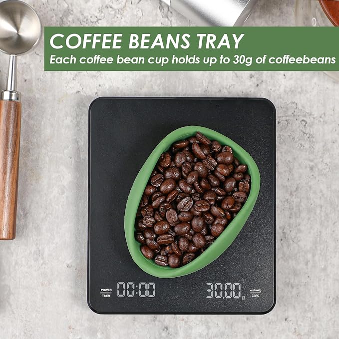 Koluti Silicone Coffee Bean Dosing Cup and Spray Bottle Set, Single Dose - Image 2