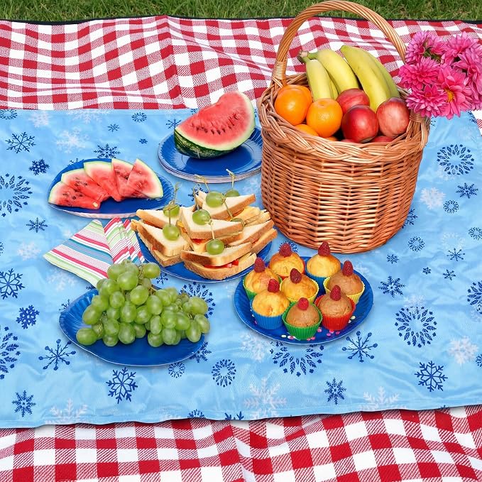 Reallnaive 2 Pcs Light Blue Extra Large Reusable Freezable Ice Mat - Image 6