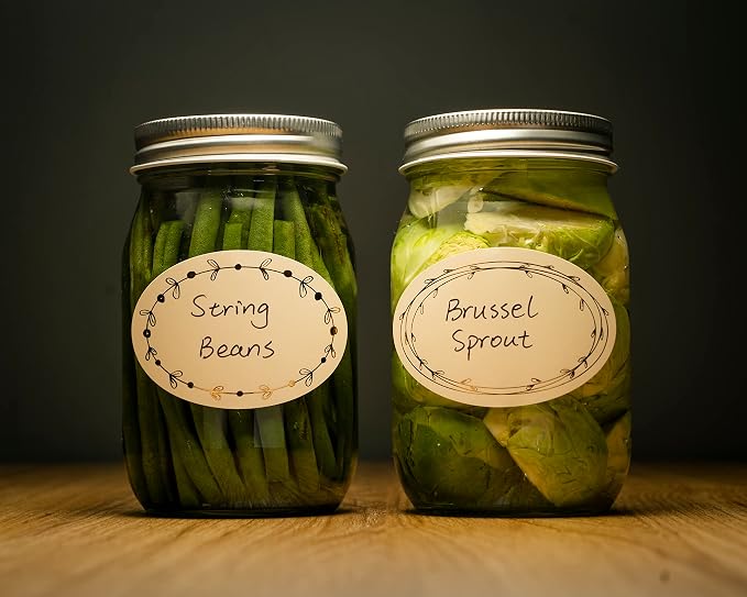 MONEST Waterproof & Oil Resistant Jar & Lid Stickers - Image 4