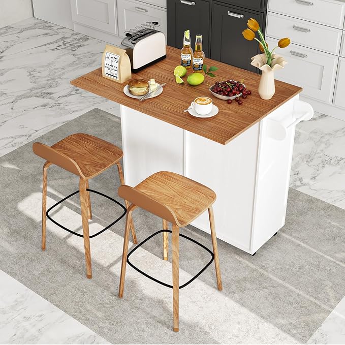 Giantex Kitchen Island Cart - Image 2