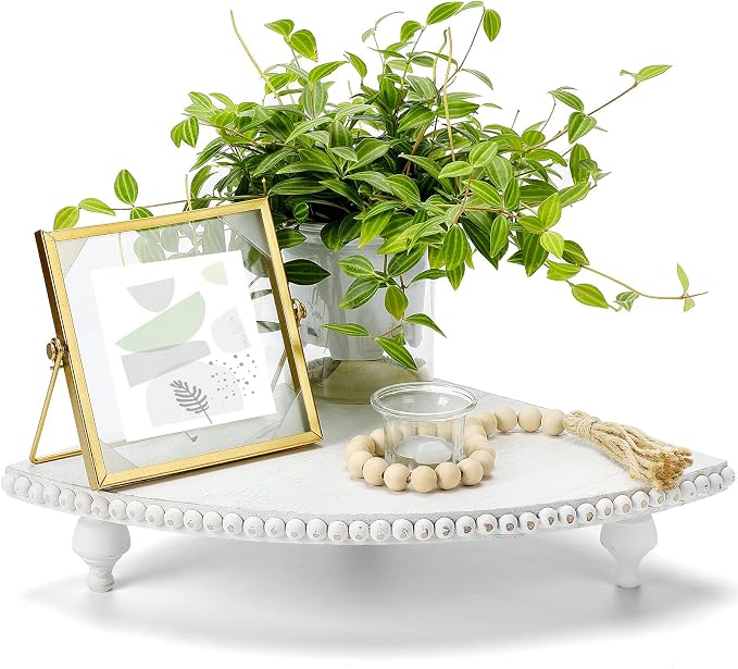 Amyhill Wood Corner Counter Shelf Corner Riser by Amyhill