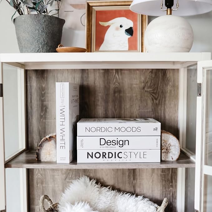 PROBENEX 4 Pcs Decorative Books | Faux Black Coffee Table & Shelf Decor | Bold - Image 3