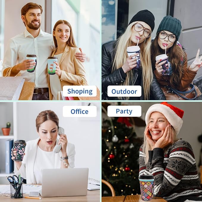 Iced Coffee Sleeve Insulator Sleeves - Image 7
