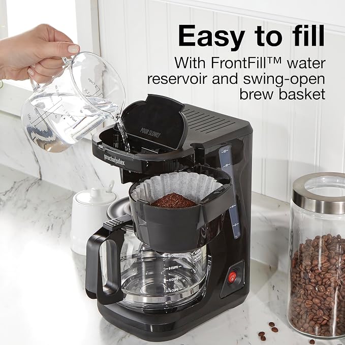 Proctor Silex FrontFill Drip Coffee Maker, Digital & Programmable, 12 Cup Glass - Image 2