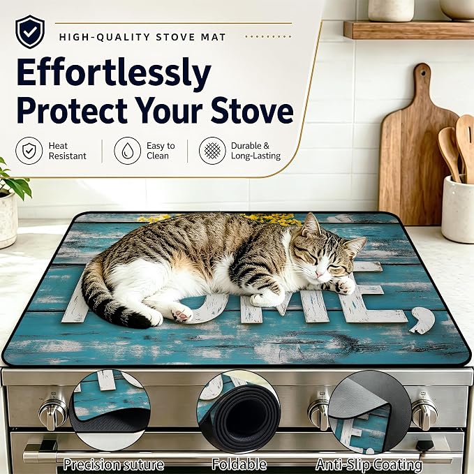 Multi-Design Stove Top Cover for Glass/Electric Stoves, 3-in-1 Counter - Image 5