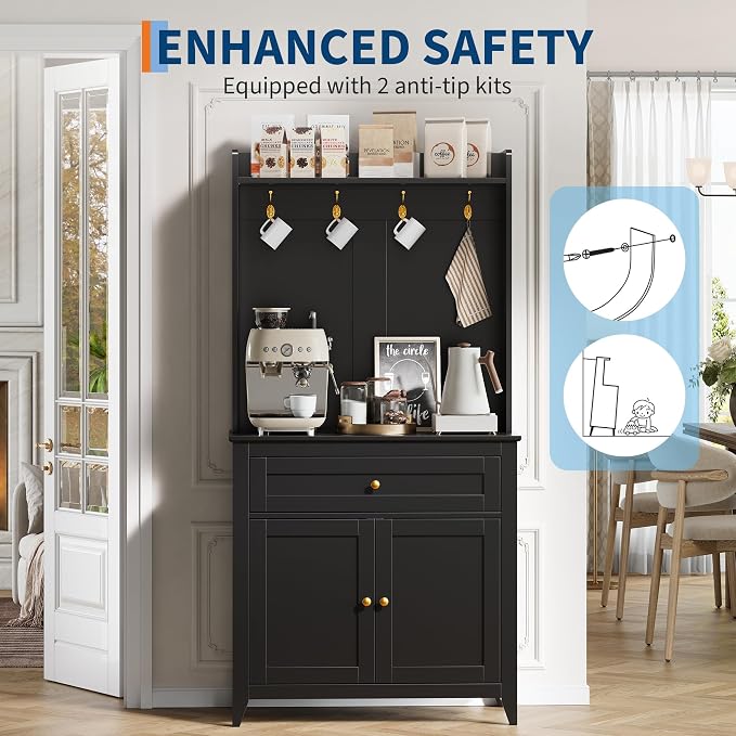IDEALHOUSE 63'' Pantry Cabinet - Image 6