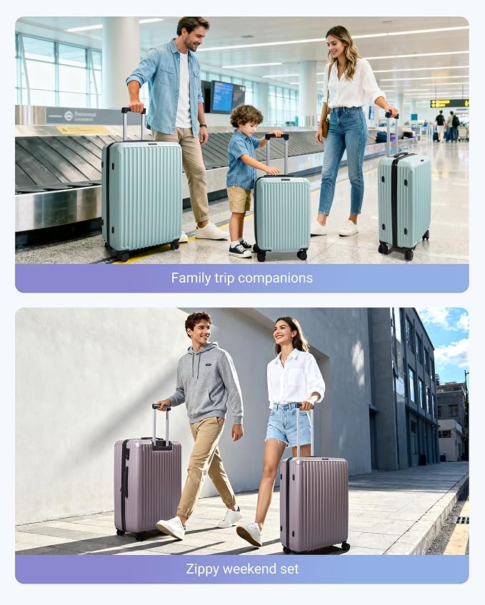 LIGHT FLIGHT 3 Piece Luggage Sets - Image 9