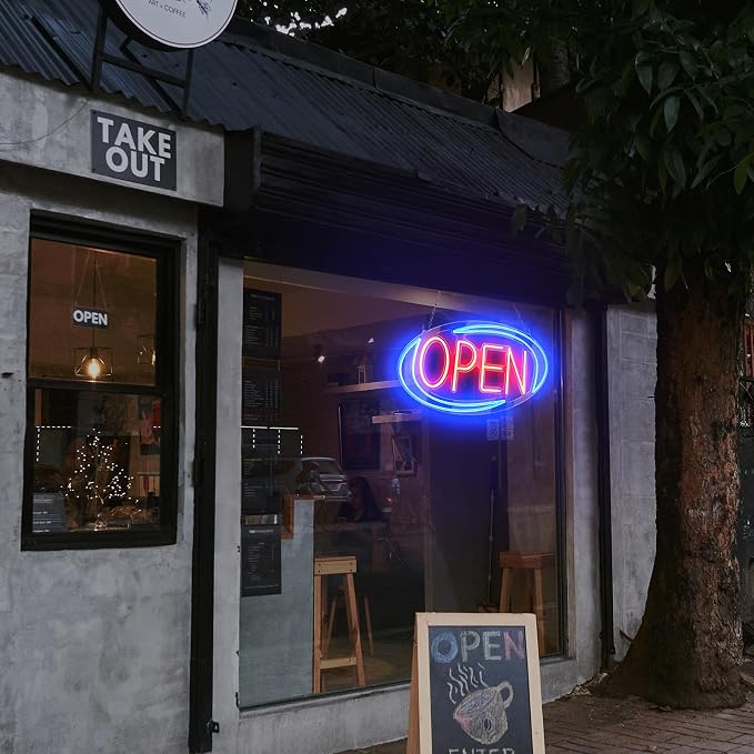 Open Signs for Business, Neon Open Sign Led, Remote Control Open/Closed - Image 6