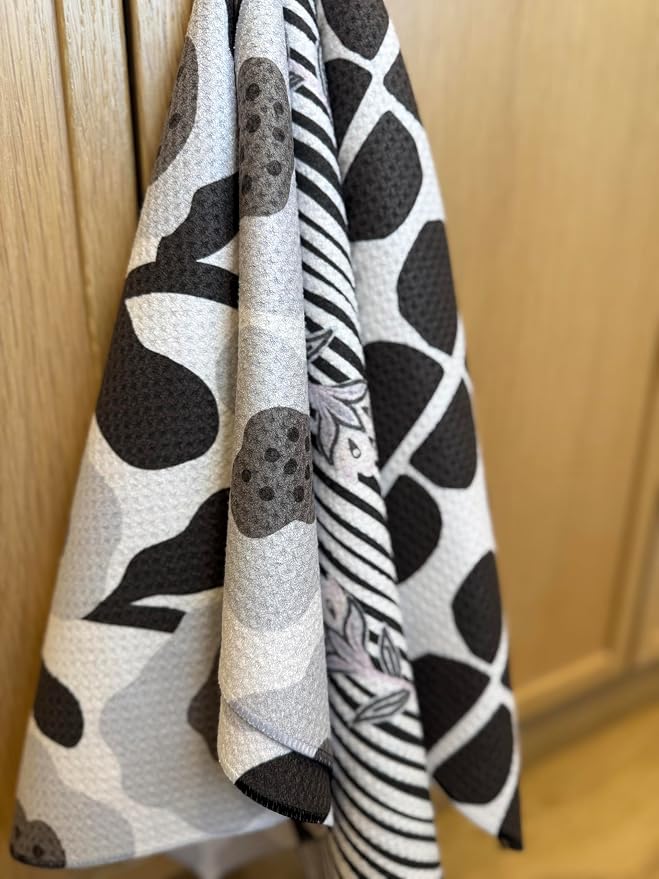 || 3 Pack|| Double Sided Dish Towels || Waffle Weave Microfiber || Tea Towels - Image 9
