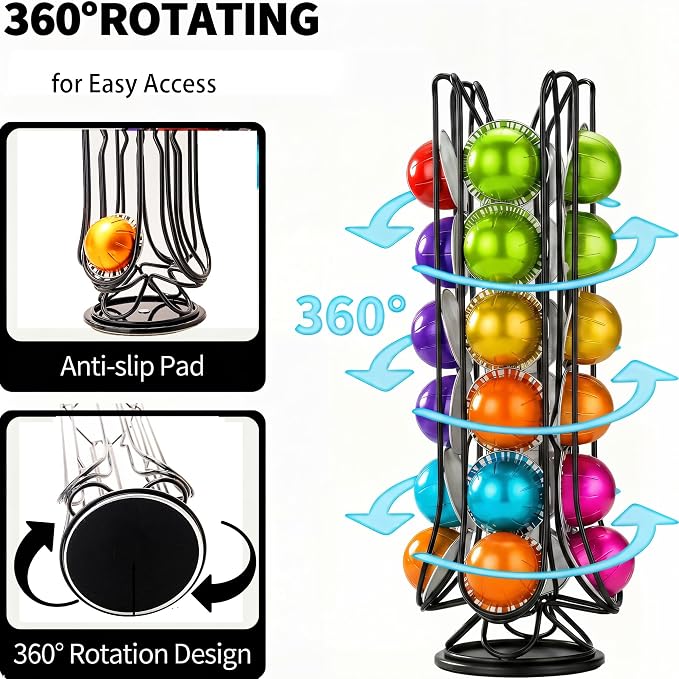 360° Rotating Coffee Pod Holder Compatible - Image 5