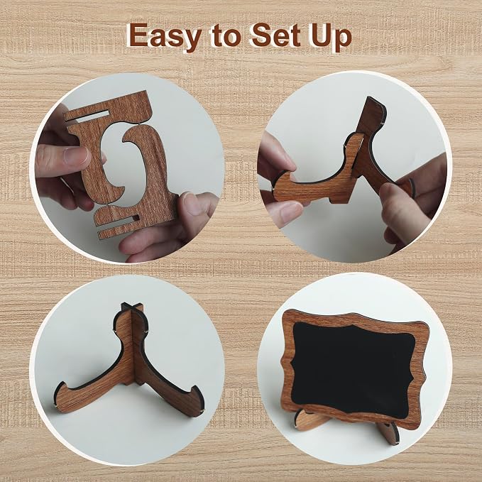 Temlum 15 Pcs Mini Chalkboard Sign - Image 5