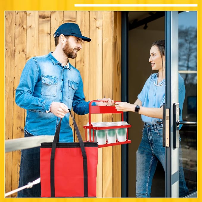 Reusable 6 Cup Drink Carrier - Image 6