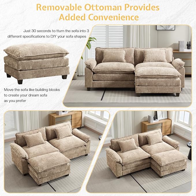 Modular Sectional Sofa, Cloud Couch - Image 3