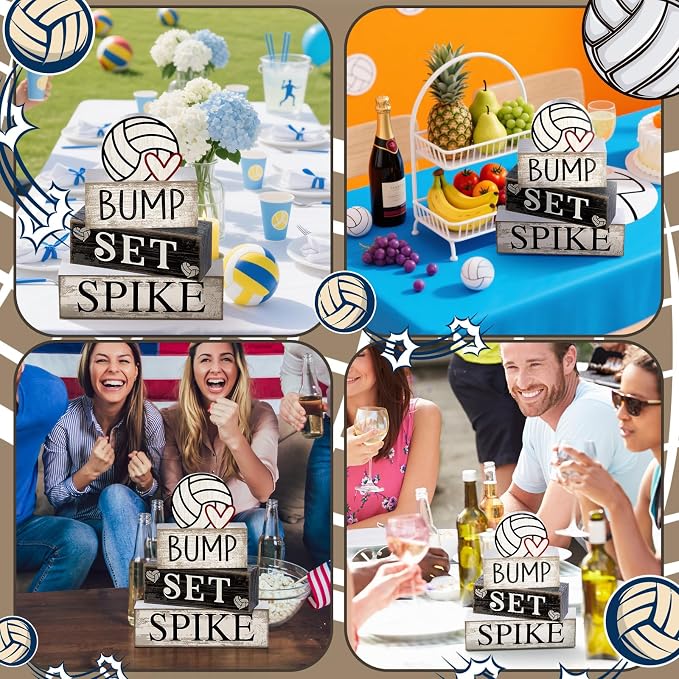 Yuntau 4 Pcs Volleyball Centerpieces - Image 4