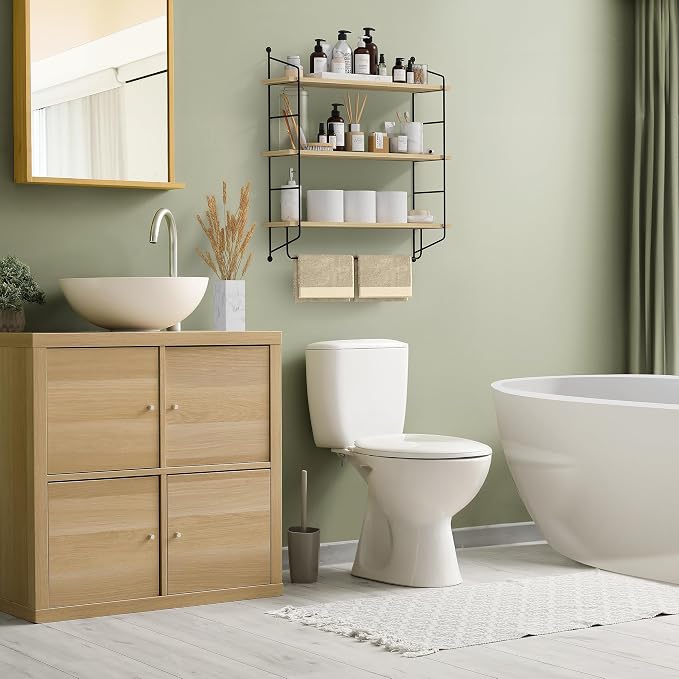 Sorbus 3-Tier Floating Bathroom Shelves - Image 2