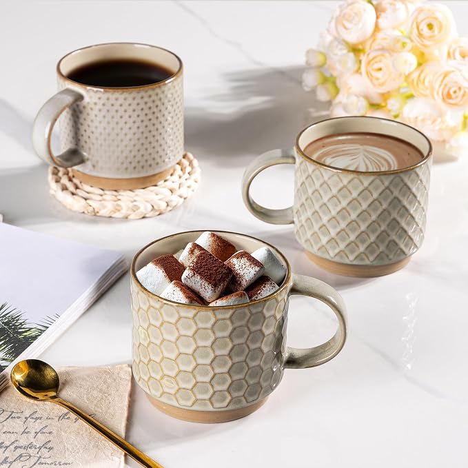 GBhome 12OZ Stackable Coffee Mugs - Image 6