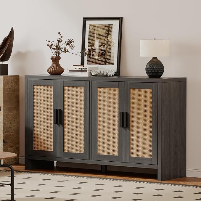 Mericonia Rattan Buffet Cabinet - Image 3