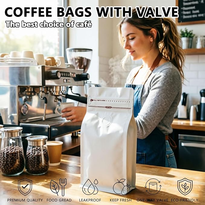 50pcs Coffee Bags with Valve - Image 5