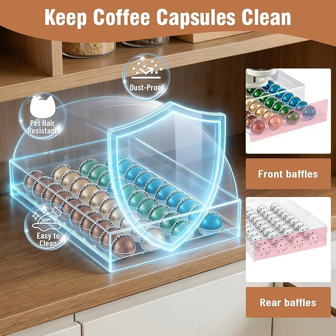 Jumyee Acrylic Coffee Pod Drawer - Image 6