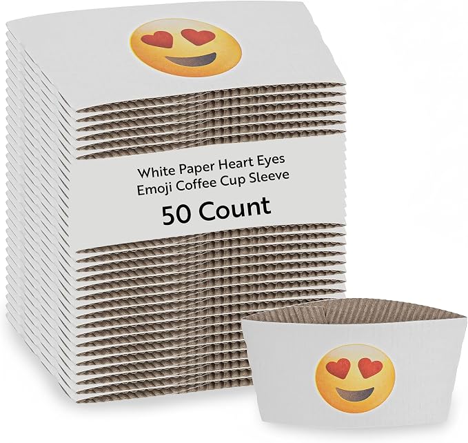Restaurantware SLEEVES ONLY: Restpresso 5.1 x 2.8 Inch Coffee Cup Sleeves 50 by Restaurantware