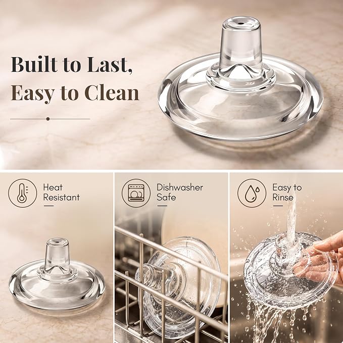 2 Pcs Glass Coffee Pot Lid Compatible - Image 6