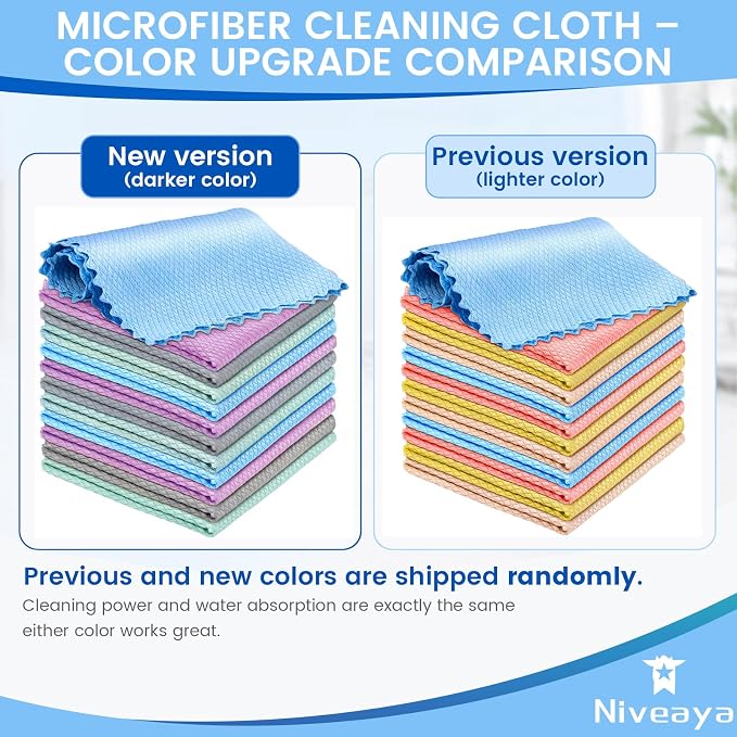 Niveaya Nano Streak Free Miracle Cleaning Cloths - Image 2