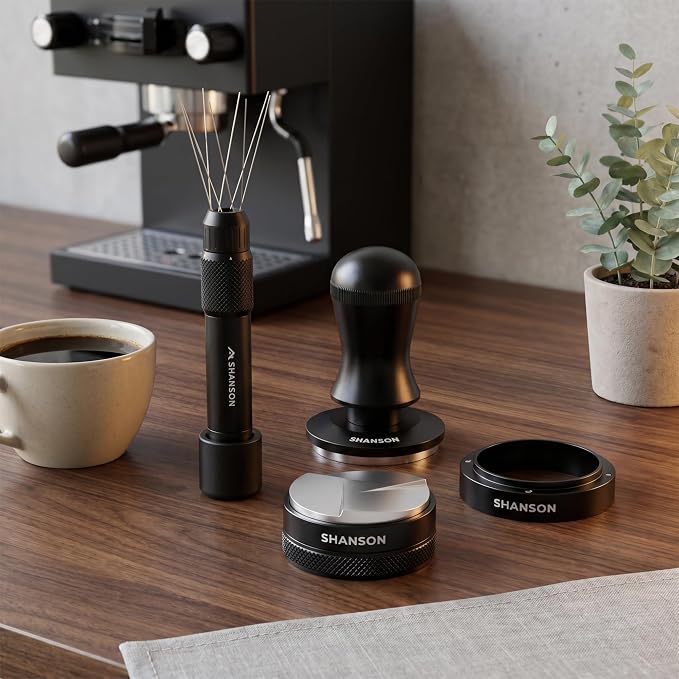 ShanSon Espresso Accessories Kit, 4-Piece Set, Distributor, Dosing Funnel - Image 8