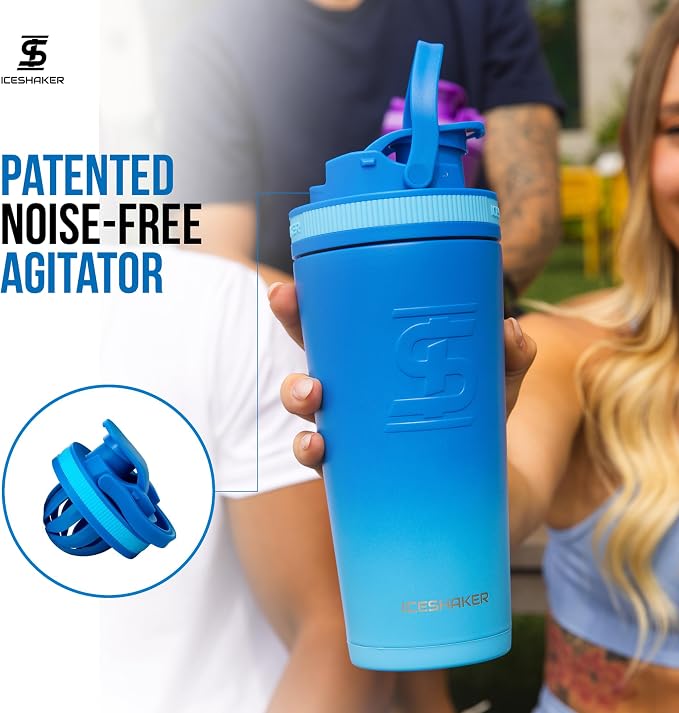 Ice Shaker Insulated Stainless Steel Shaker Bottle | 26oz - Image 5