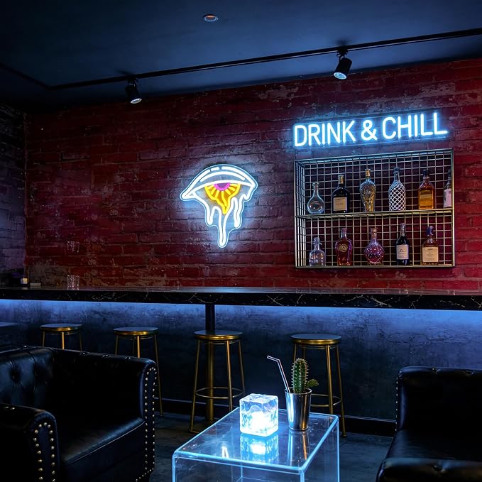 Evil Eye Neon Sign Dripping Melting Eye LED Neon Light Trippy Psychedelic Wall - Image 8